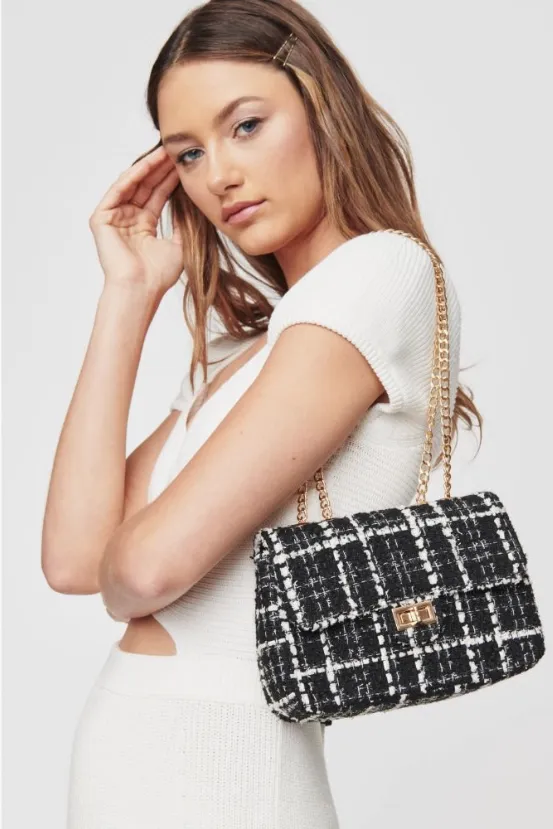Camille Tweed Crossbody